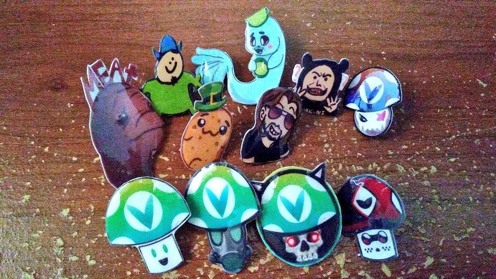 Vinesauce Pins Vinny Joel Rev Imakuni Jen Fred Darren Etsy