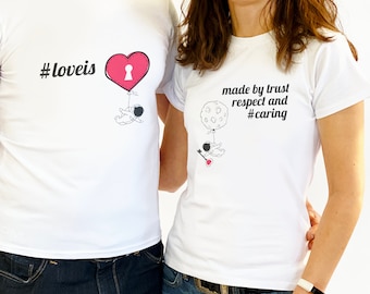 Matching Set Couple Matching Shirts, Love Me His & Hers Family matching t-shirts, Valentine Shirts, Birthday Gift Idea, Anniversary Gift