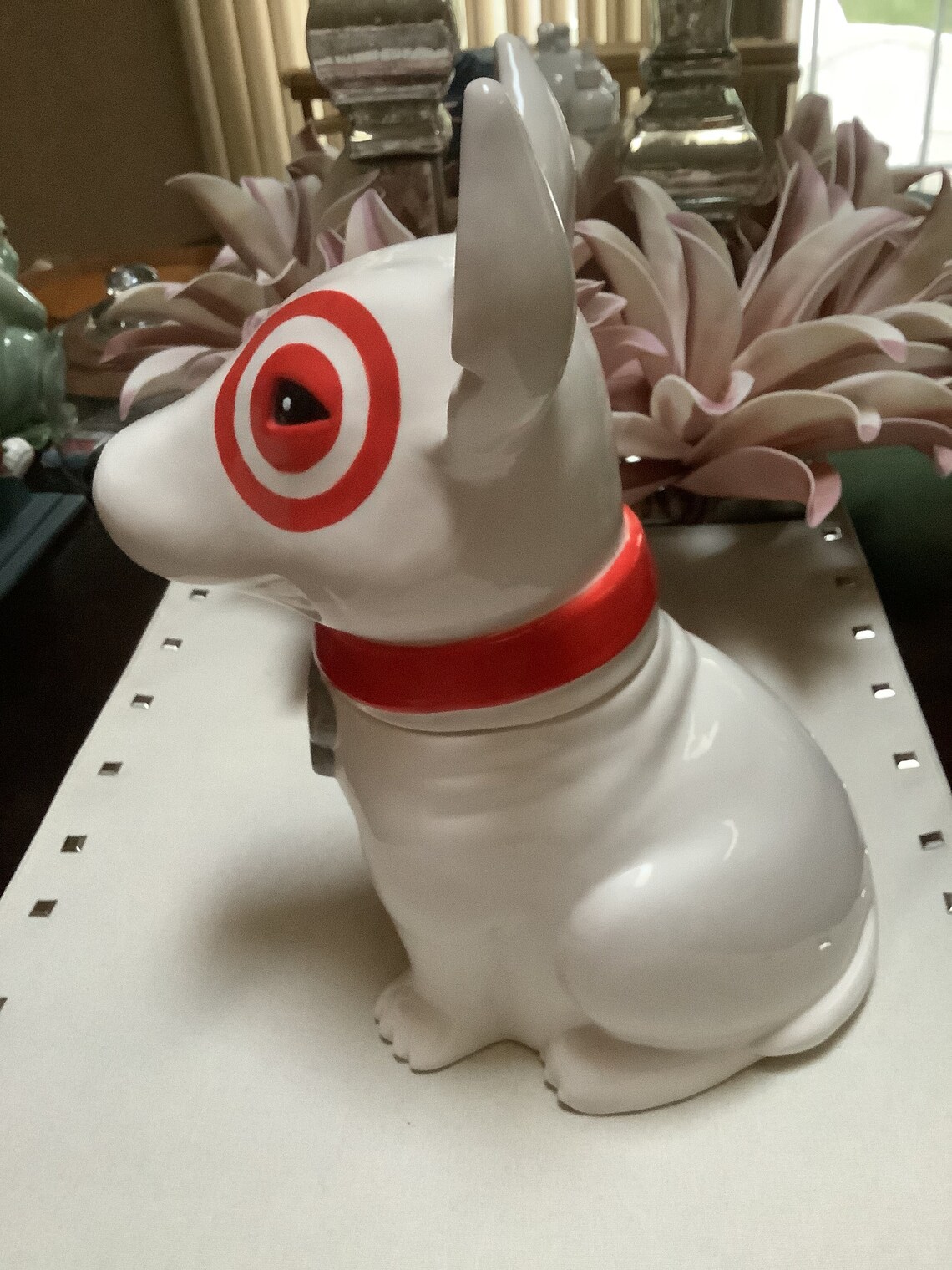 SUPER RARE Target Dog Ceramic Cookie Biscuit Jar Bullseye Etsy