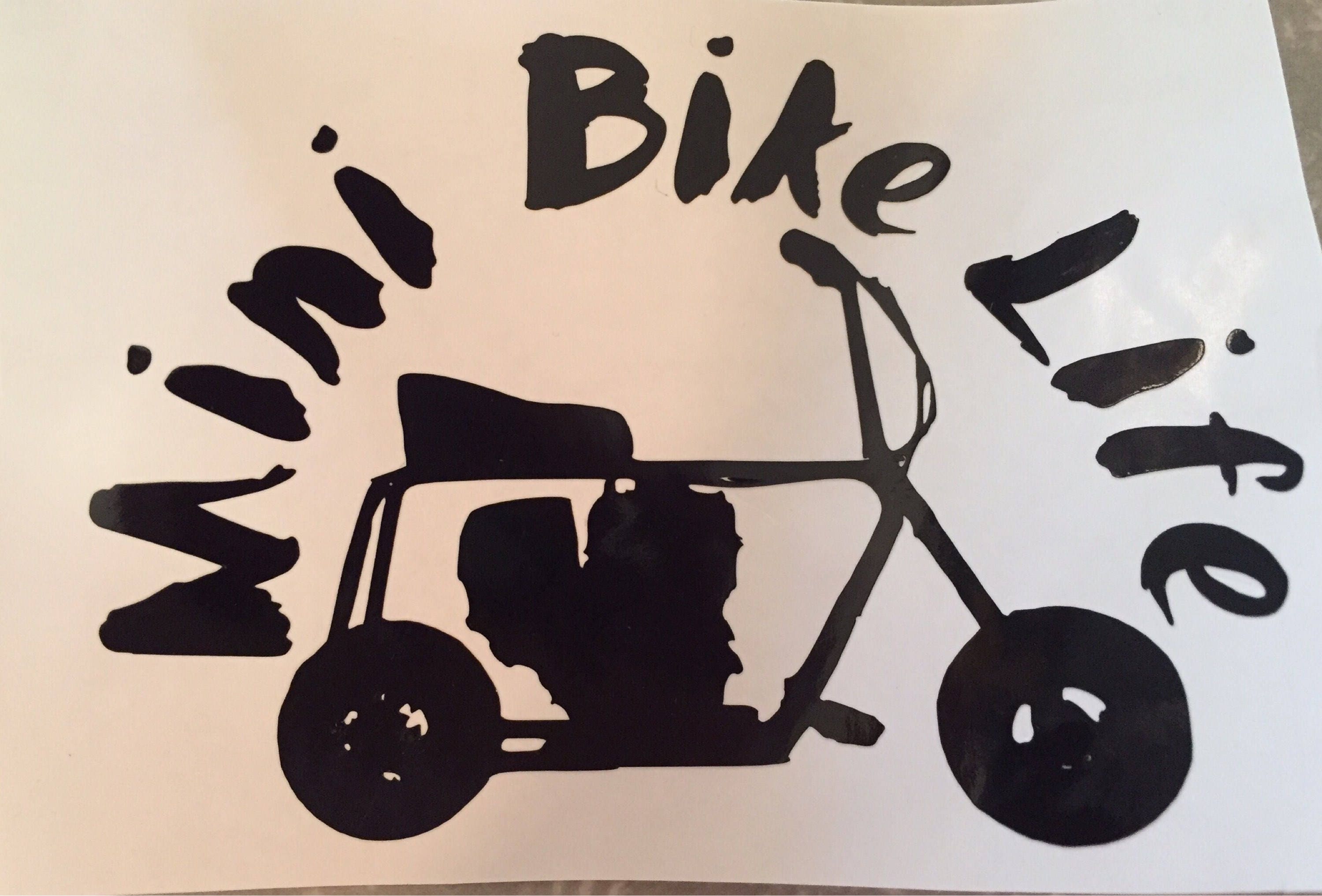 Mini Bike Life Decal Etsy