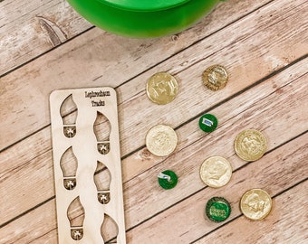 St. Patricks Day SVG, Leprechaun Tracks Stencil, Leprechaun shoe prints, leprechaun trap file, st patricks day svg for kids, laser ready