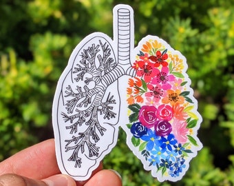 Flower Lungs Etsy