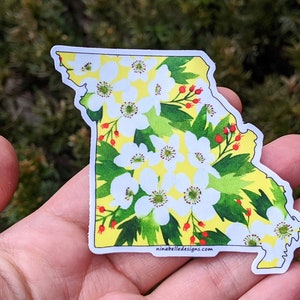 Missouri Sticker. Missouri Decal. Louisiana. Stickers laptop. stickers. Missouri vinyl stickers. Missouri state stickers. Flower sticker