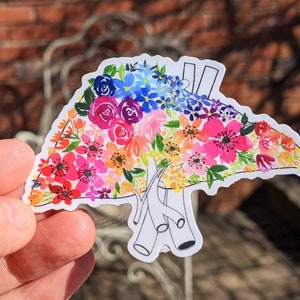 Anatomical liver flower vinyl sticker, laptop sticker, nurses. hepatologists, gastroenterology card, liver transplant gift, liverversary