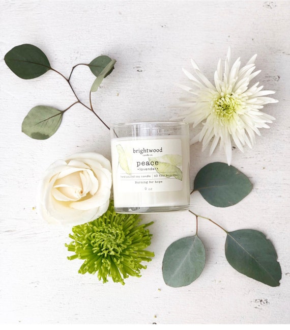 LAVENDER Natural Candle Relaxing Candle Lavender Candle Etsy