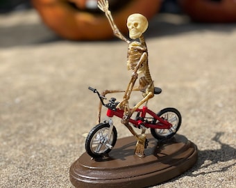 Bike Champion - Halloween Skeleton Party Trophy, Award or Centerpiece