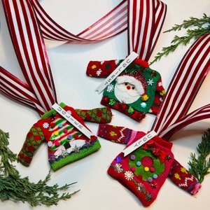 Ugly Christmas Sweater Contest Ribbon, Award, Banner for your Christmas Party or Event