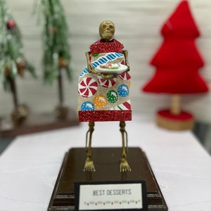 Best Desserts or Cook - Holiday Christmas Party Trophy, Award or Centerpiece
