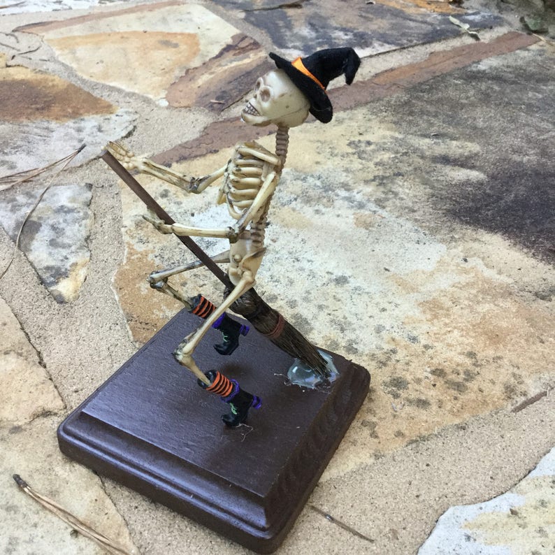 Halloween Skeleton Trophy Award or Decoration Witch | Etsy