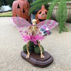 Cutest Costume - Fairy Skellie - Halloween Skeleton Party Trophy, Award or Centerpiece