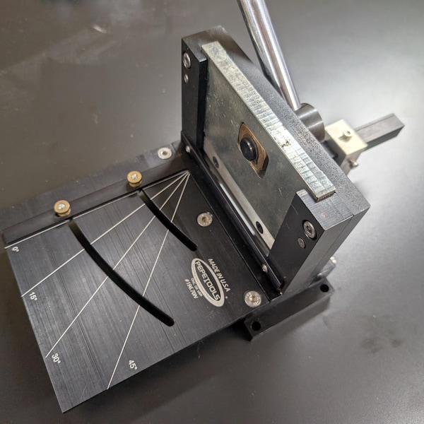 Tijera de banco con guillotina Pepetools de 4" - Fabricada en EE. UU. - Sin usar - ¡Envío gratis!