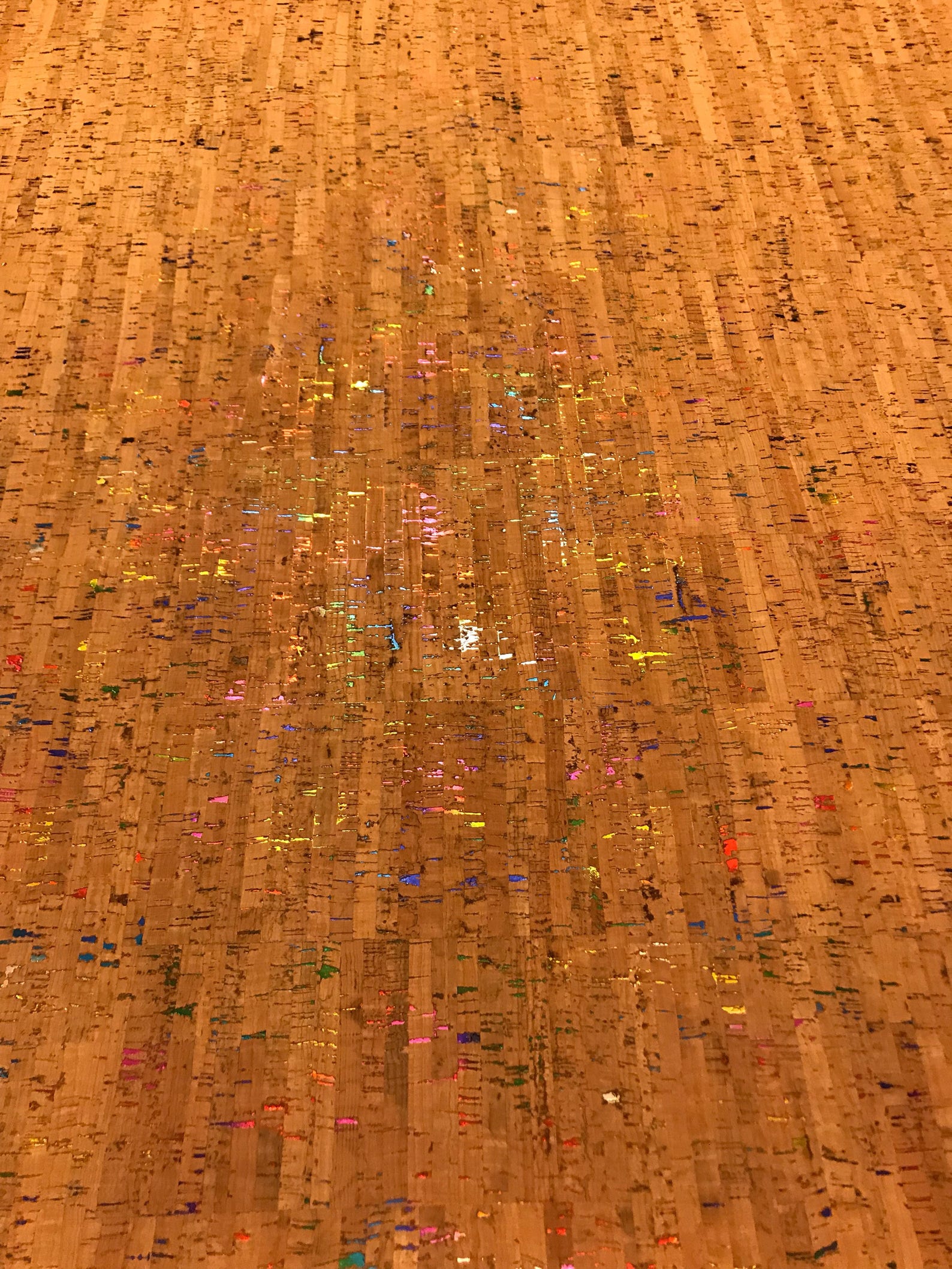 Cork Fabric Natural Metallic Rainbow Cork Cork and Cloth Etsy