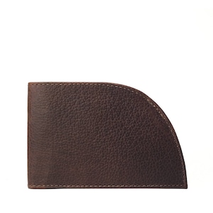 Cartera de bolsillo frontal Rogue de piel de vacuno, fabricada en EE. UU., regalo para hombre, cartera de cuero, cartera personalizada