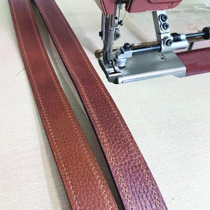 Leather Strapping - Finished - 1 inch wide