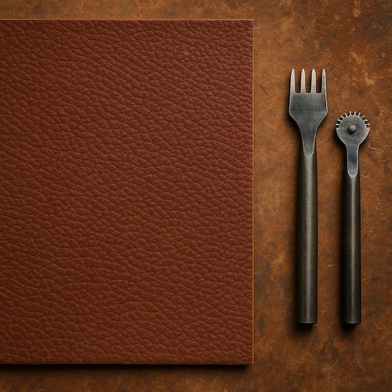 Bison Leather Scrap – 1 LB Bag (Full Grain, Veg Tanned, Dark Brown)