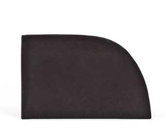 Rogue Front Pocket Wallet in Top Grain Black Bovine Leather - Classic with RFID