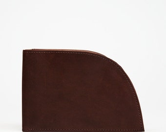 Rogue Front Pocket Wallet in Top Grain Brown Bovine Leather - Classic with RFID