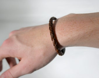 Rogue Braided Moose Leather Bracelet