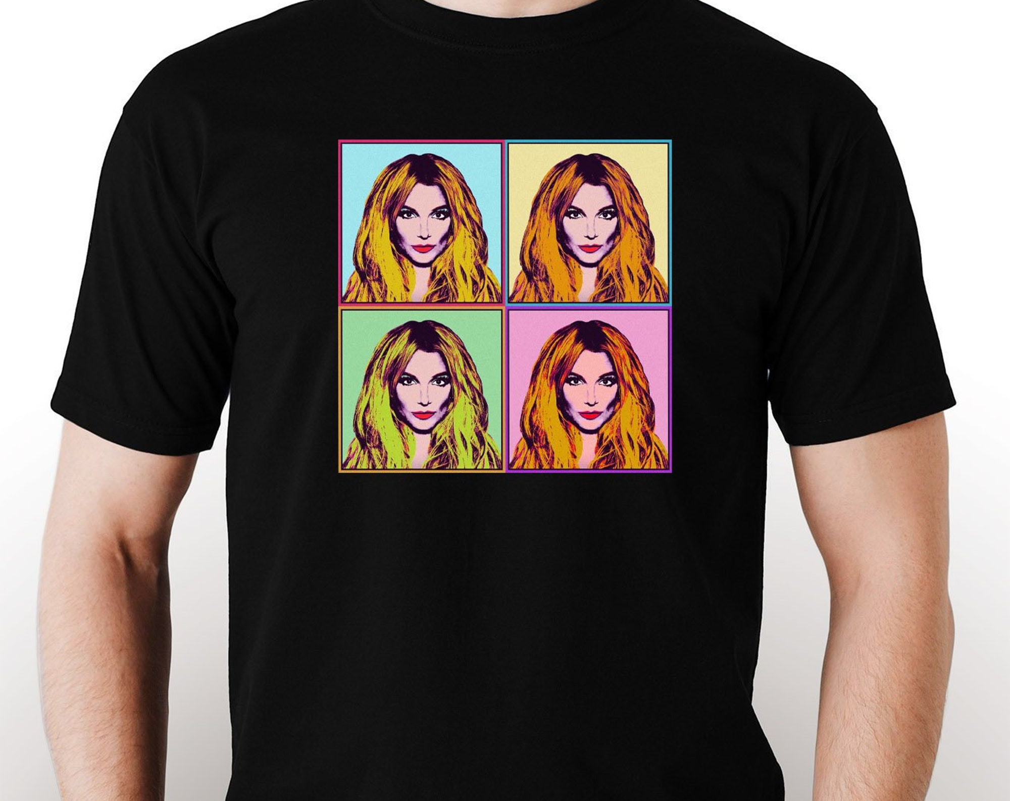 Discover Maglietta T-Shirt Britney Spears Design Stampa Regalo Uomo Donna Bambini