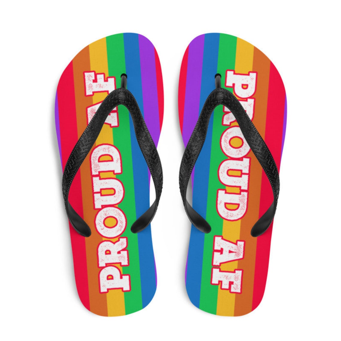 Gay Gay Pride Flip Flops Gay Pride Flip Flops Rainbow | Etsy