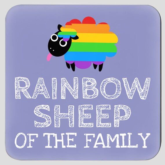 /'I/'m Not Gay I Just Really Love Rainbows/' Drink Coasters Set Beer Bar Gift