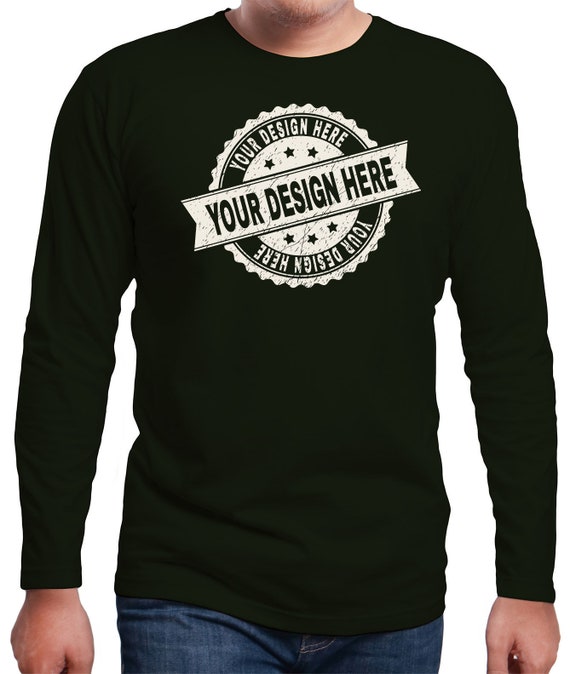 custom long sleeve shirts no minimum
