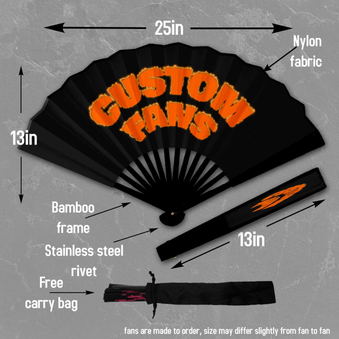 Custom Clacker Fan Hand Fan Design Your Own Hand Fan Gay Etsy