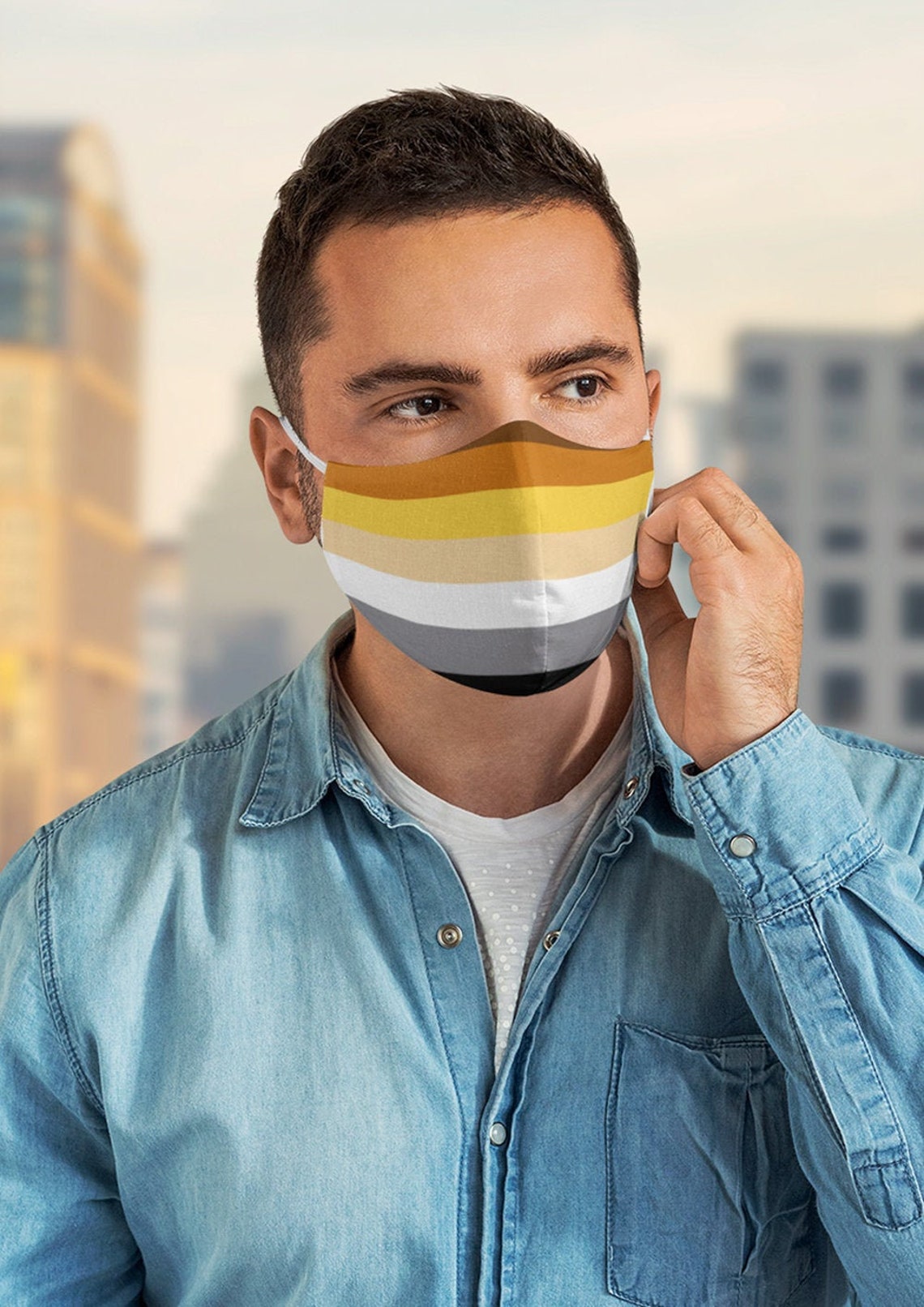 Gay Bear Face Mask Face Mask w Filter Face Mask Adult Etsy