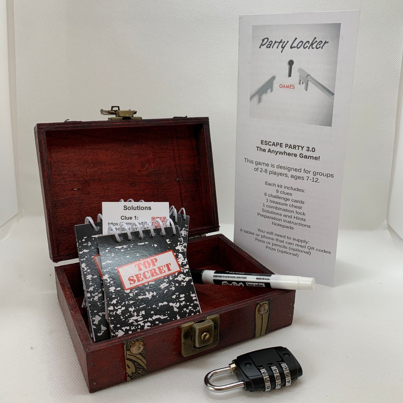 Kids Escape Room Party (3.0) Game Kit: Reusable Birthday Activity Ages 8-13 bild 4