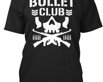 Bullet Club New Japan Pro Wrestling Hanes Tagless Tee Tshirt