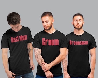 Personalized Bachelor Party Shirt, Groom Groomsman Wedding Weekend Tee