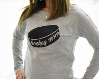 Hockey Mom Tees, Hoodies, Sweatshirts, Off the Shoulder | Hockey Mom Shirt | Hockey Mom Tee | Hockey Mom T-Shirt | Hockey Mom T Shirt