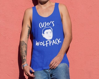 Bachelor Party Bro Tanks Customized With The Groom's Face and Name