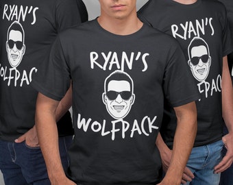 Bachelor Party Shirts Customized With The Groom's Face and Name!