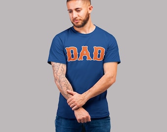 Men's Dad T-Shirt | New York Baseball Shirt | Father's Day Gift | Queens Sports Fan Tee | Dad Gifts | Metropolitan Baseball Dad Shirt