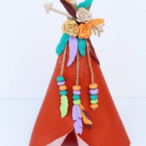 Woodland Renard Et Le Tipi De Gateau Gateau De Pate Polymere Etsy