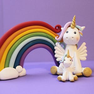 unicorn cake topperbirthday cake topperbaby 1st etsy