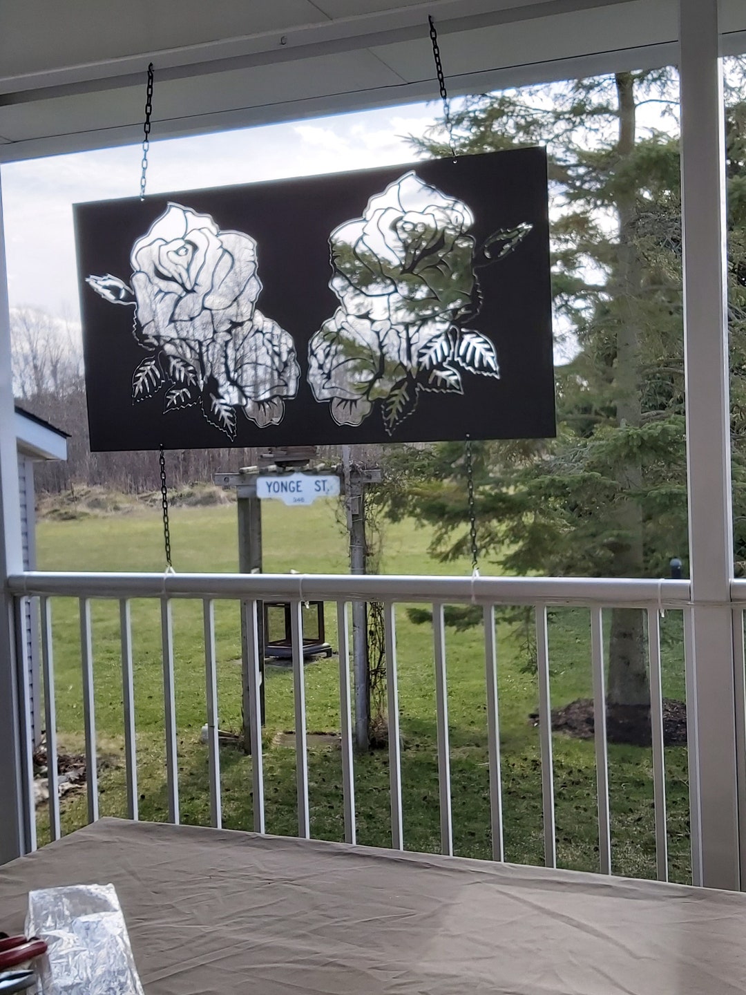 Large Metal Wall Decor, Outdoor Wall Decor, Home Decor, Metal, Modern