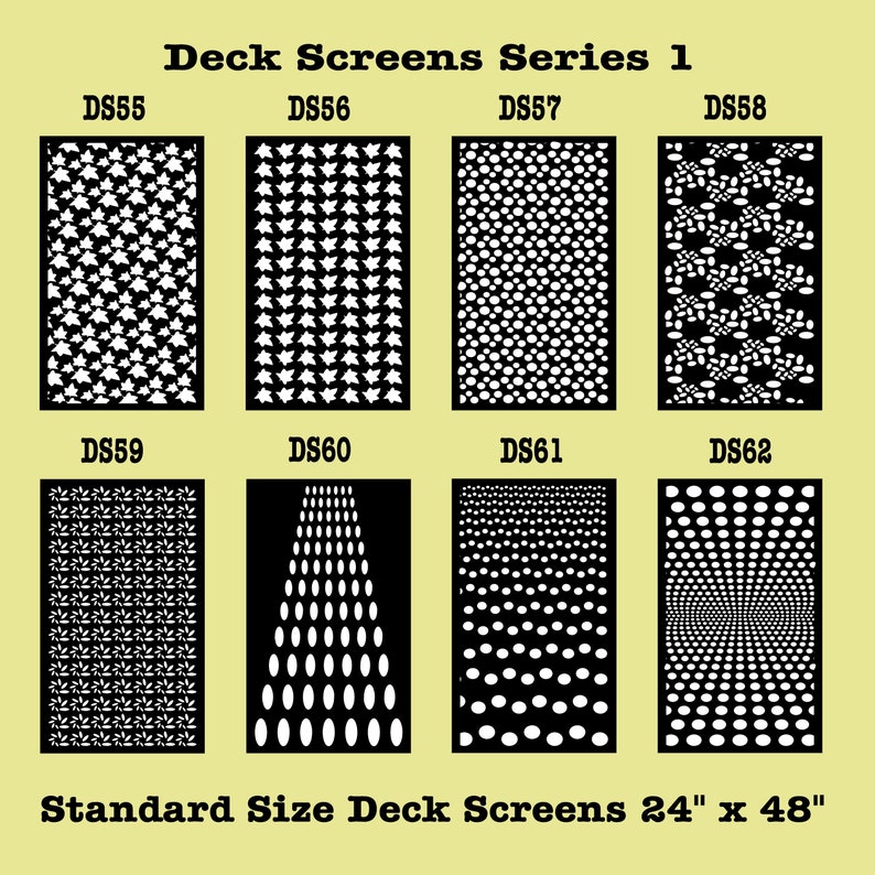 Inserts metal screens privacy screens deck screens outdoor patio screens
