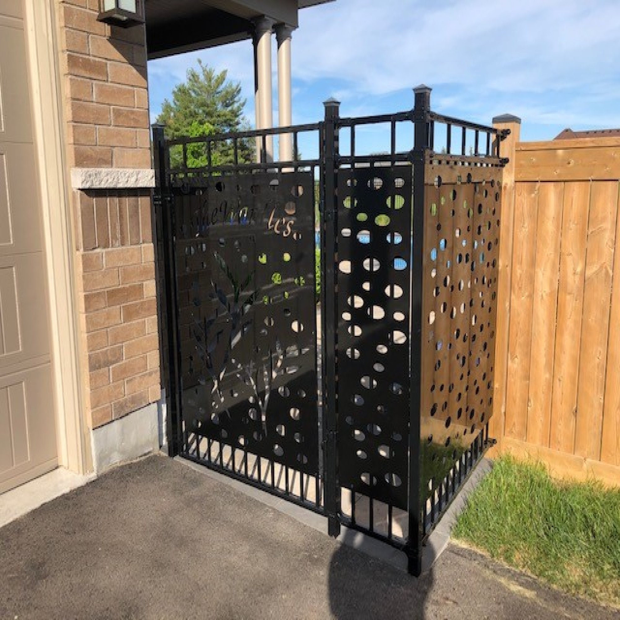 Home Decor Deck Screens Privacy Screens Outdoor Patio Etsy Canada