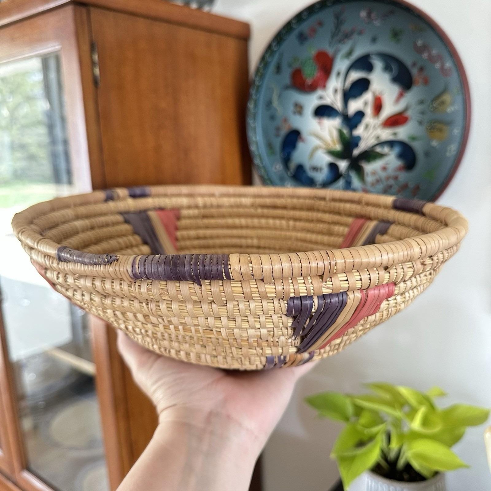 Native American Woven Basket - Etsy