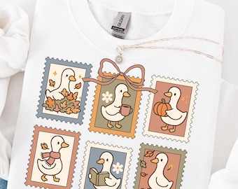 Fall Goose PNG Designs For Women, Coquette Fall Goose Png, Trendy Autumn Sublimation Design Digital Download, Fall Girly Pumpkin Goose Png