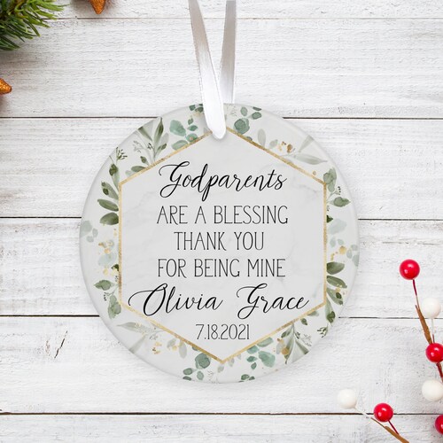 Godparent Gift From Godchild Thank You Gift for Godparents Etsy