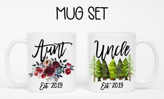 aunt and uncle mug set