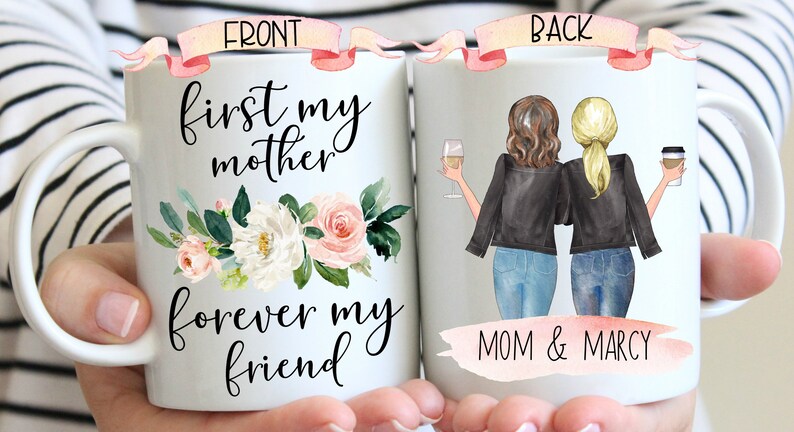 Personalized Mom Mug, Mom Birthday Gift From Daughter, Mothers Day Gift For Mom, Custom Mom And Daughter Gift, Daughter Gift From Mom 