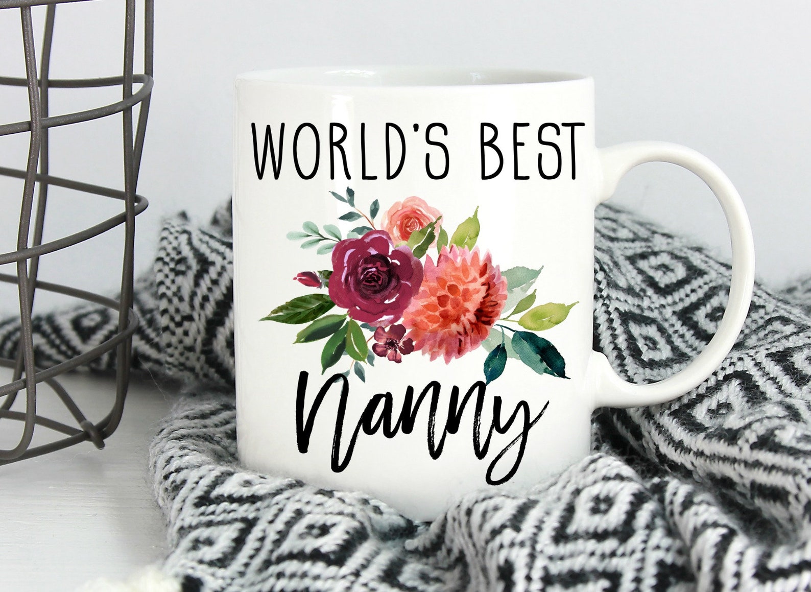 Nanny Gift Nanny Mug Thank You Gift for Nanny Best Nanny Etsy