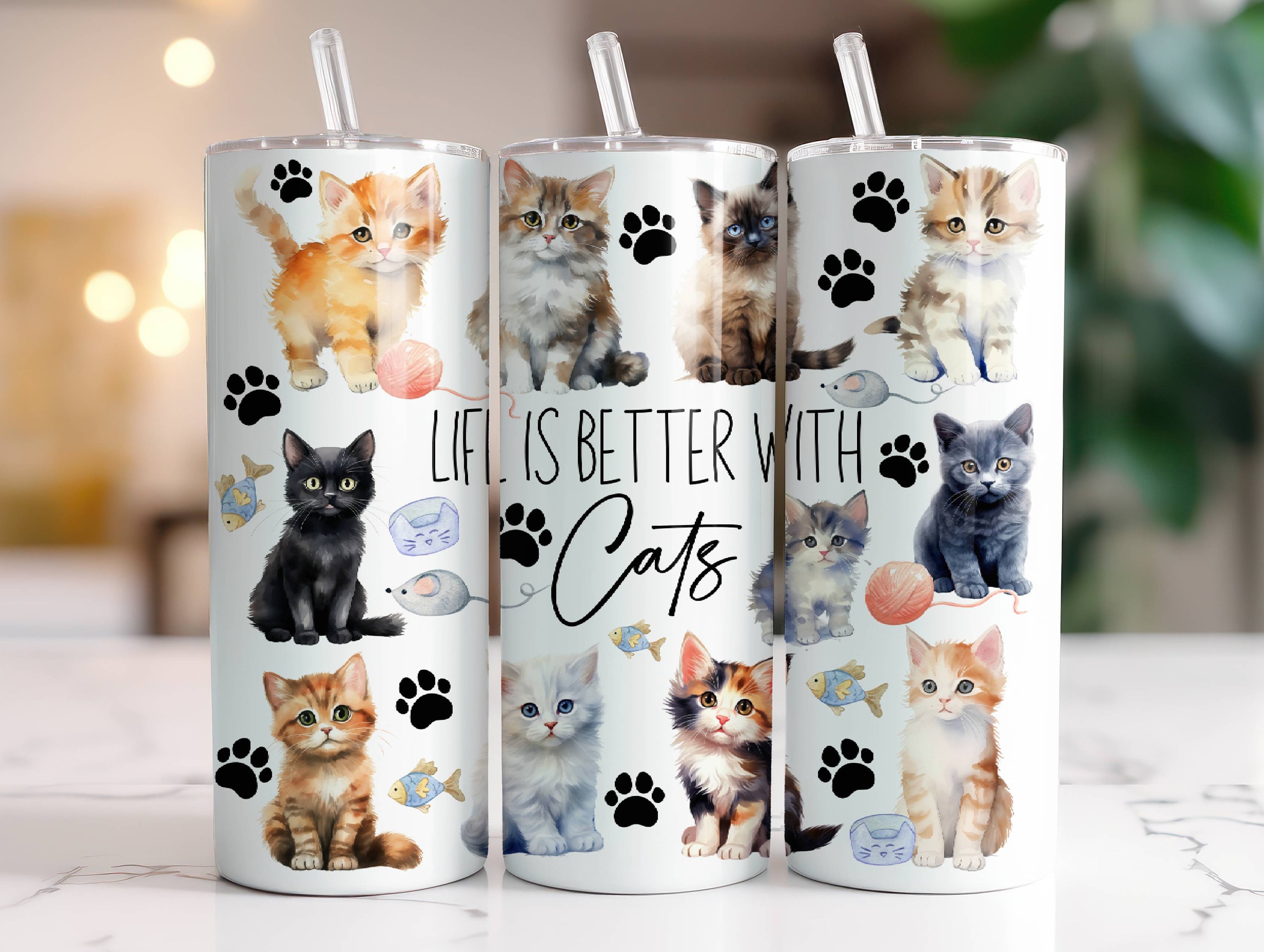 Tavenly Fur Mom Tumbler - Insulated Stainless Steel Tumbler With Lid and  Straw for Dog Moms and Pet Lovers - For Cold or Hot Drinks - Cat Mom Cup  and Furry Friend