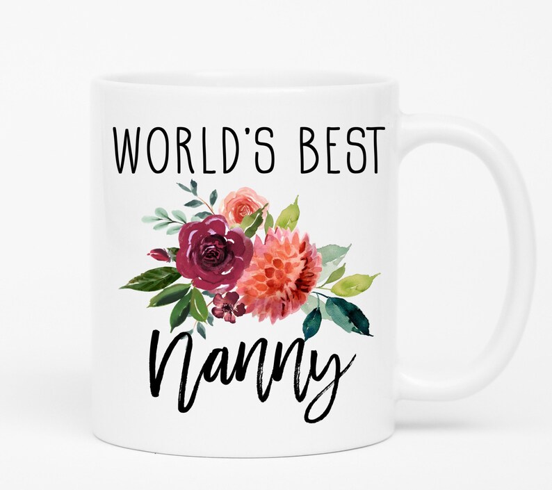 Nanny Gift Nanny Mug Thank You Gift for Nanny Best Nanny Etsy