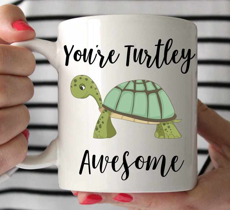 Turtle Gifts for Her Turtley Awesome Mug Turtle Lover Gift Etsy