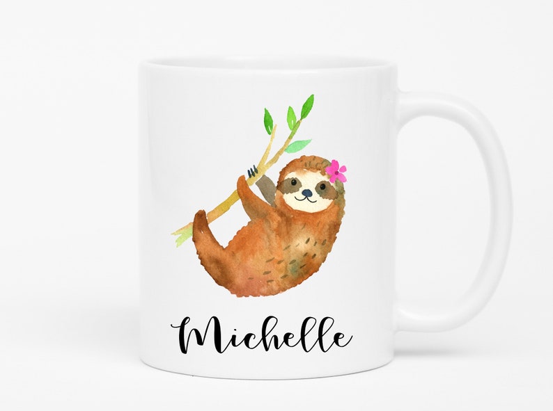 Personalized Sloth Mug Sloth Gift Best Friend Gift - Etsy